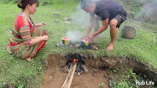 5 Year Skills Catch Fish, Cooking fish - Survival Wild Outdoors