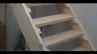 How to build Stairs. Easy steps DIY staircase