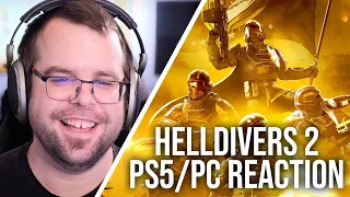 Helldivers 2 PS5/PC Reaction: It's Hilarious Fun