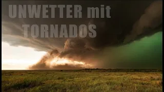 Heftige SUPERZELLE mit Tornado - Ausnahmezustand mit Alarm - kräftiges Gewitter wird UNWETTER