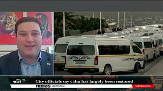 Taxi Shutdown | City of Cape Town officials say calm largely restored