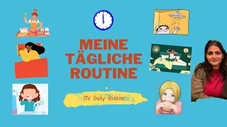 Daily Routine in German | Tagesablauf | Meine Tägliche Routine | LEVEL A1 #german