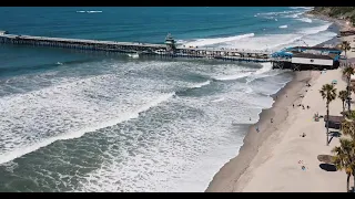 San Clemente Pier, T Street Surf March 2021