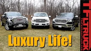 Ford vs GM vs Ram: Here Is The Best New American Luxury Pickup Truck!