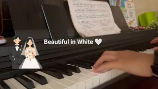 Beautiful in White piano cover