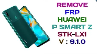 Huawei P Smart Z STK-LX1 The Latest 2023 Remove FRP Lock Google bypass Unlock TUTORIAL 02/2023