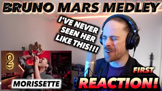 Morissette - Bruno Mars Medley FIRST REACTION! (I'VE NEVER SEEN HER LIKE THIS!!!)