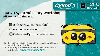 RAC2024 Introductory Workshop | PikaBot - Arduino IDE