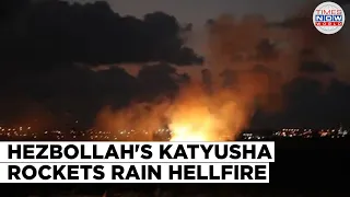 Hezbollah Unleashes Katyusha Rockets, Painting the Sky Red: IDF Responds, Iron Dome Activated