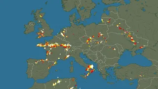 Lightning over Europe // May till June 2024 // Blitzortung.org #severeweather #thunderstorm