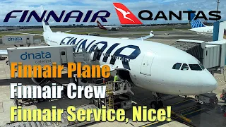 4K | Finnair Surprises Amid Aircraft Shortages Topping Ordinary Qantas with Impeccable Finnish 😁 !