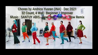 GERUA - Line Dance || Andrico Yusran || Beginner / Improver