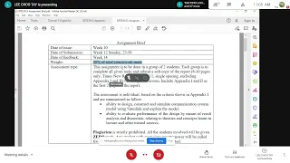 Communication System Principles Lecturer Recording 25