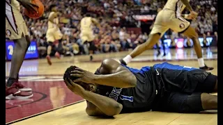 ZION WILLIAMSON CRIES AFTER LOSING TO MICHIGAN STATE!!! (HD)