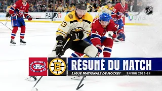 Canadiens vs Bruins 18/11 | Faits saillants