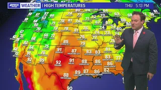 Weather: Warm, but Dry Heading Through the Weekend