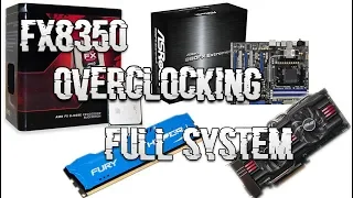 FX8350 4.5ghz правильный разгон / overcloking full system am3+ asrock extreme 4 990FX