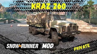 SnowRunner mod - KrAZ 260 (private) | Сноураннер мод - КрАЗ 260 (приватный)