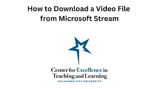 How to Download a Video from Microsoft Stream