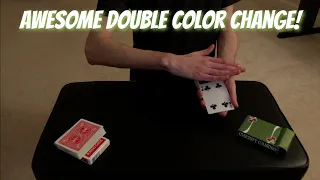 Double Color Change! Sleight Of Hand Trick Performance/Tutorial