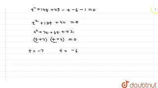 निम्नलिखित समीकरणों को हल कीजिए-`(x^(2)-5x+7)^(2)-(x-2)(x-3)=1`