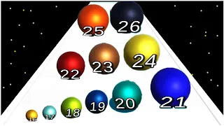 2048 Ball Run AZ Runner Game - Gameplay Walkthrough - Max Levels 1-10 |new update|