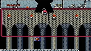 SMW ǀ Unintended Exits ǀ Iggy’s Castle (nº1), secret exit [RTA]