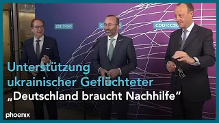 Pressekonferenz der CDU/CSU-Fraktionsspitzen am 21.03.22