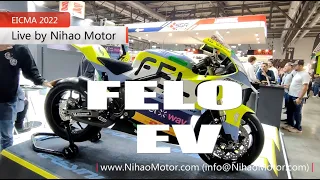 E3 (FELO EV 2023 new model) EICMA 2022 motorcycle show live by Nihao Motor