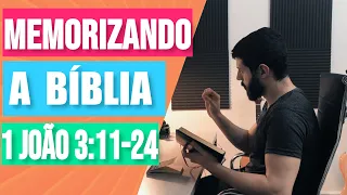 Memorizando A Bíblia 1 João 3:11-24 Versículos Capítulos e Livros Memorize Também