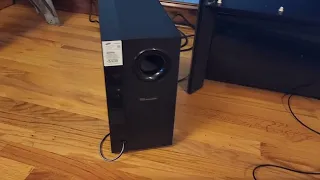 Samsung sound bar / How to reconnect subwoofer