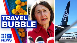 Coronavirus: Trans-Tasman bubble talks amid no new NSW cases | 9 News Australia