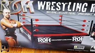 ROH Wrestling Ring Figure Toy Company Playset Unboxing, Construction & Review!!