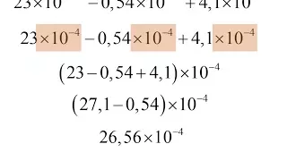 Notación científica suma resta multiplicación y división