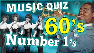 1960's Number 1 Songs | Guess The Song Music Quiz 🎵