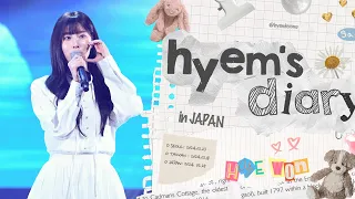 [🐹-log] 그야 많이 좋아하니까🥺🧡 | 2024 Fanmeeting Tour 'Hyem's Diary' in JAPAN Behind
