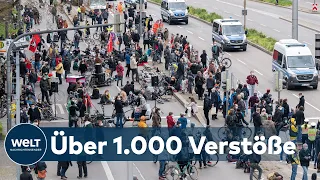 QUERDENKEN: Hunderte Anzeigen nach Demos gegen Corona-Maßnahmen in Stuttgart