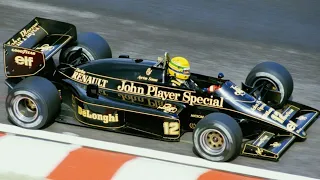 Ayrton Senna e sua Lotus 98T - 1986 - Brands Hatch.