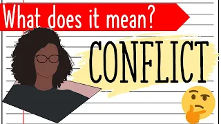 What is 'conflict' in narrative/story/fiction writing?