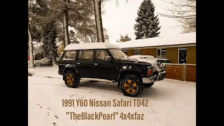 1991 Nissan Safari TD42 "TheBlackPearl" out for a little test drive