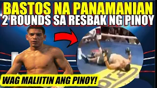 Panamanian Boxer na Tumalo Kay AJ Banal 2 rounds lang sa Resbak ng Pinoy