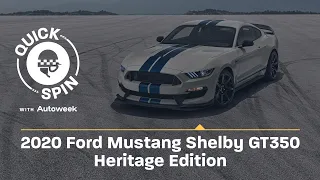 The Ford Mustang Shelby GT350 Rides Off into the Sunset | Quick Spin with Autoweek Podcast | EP16
