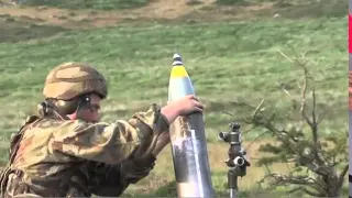 2 Artillery Regiment Shoot-120mm Mortars and 105mm Light Guns, July 2013