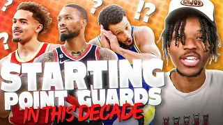 Can You Name Every Starting PG This Decade?