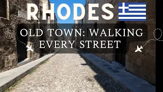Rhodes Old Town Walking Tour: Rhodes Greece 2023