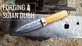 Forging a REAL Sgian Dubh Knife