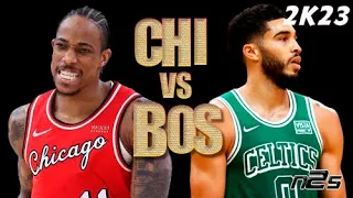 Boston Celtics vs Chicago Bulls - REGULAR SEASON - NBA 2K23