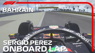 F1 2023 Sergio Perez Onboard Lap Around Sakir - Bahrain GP 2023 | AssettoCorsa