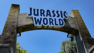 Jurassic World Attraction Full Ride Through! 2021 Universal Studios Hollywood