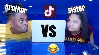 TIK TOK TRY NOT TO LAUGH CHALLENGE vs LITTLE SISTER